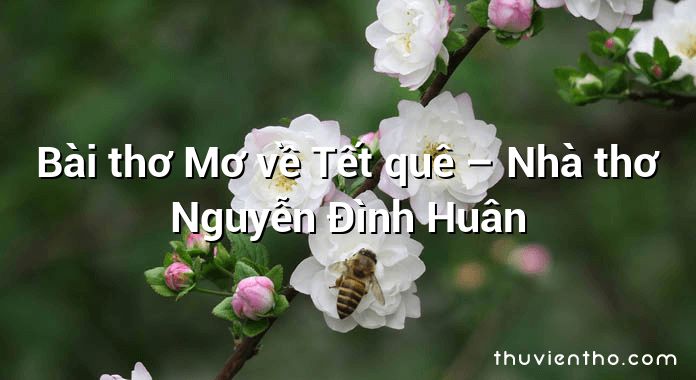 Bài thơ Mơ về Tết quê – Nhà thơ Nguyễn Đình Huân