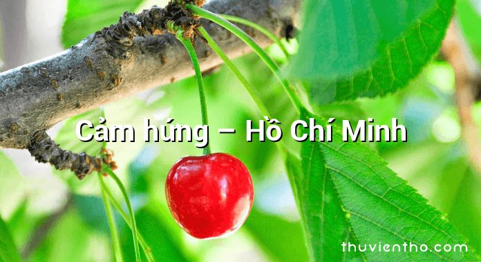 Cảm hứng – Hồ Chí Minh