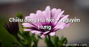 Chiều đông Hà Nội – Nguyễn Hưng