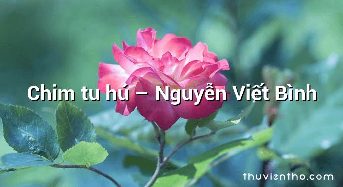 Chim tu hú – Nguyễn Viết Bình