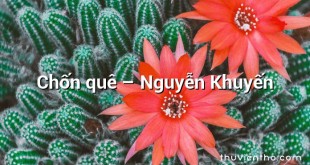 Chốn quê – Nguyễn Khuyến