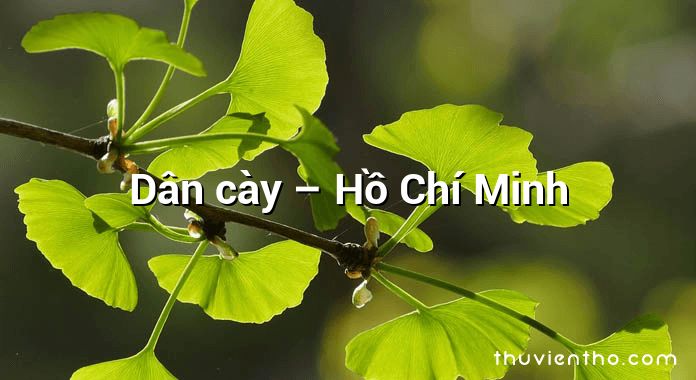 Dân cày – Hồ Chí Minh