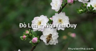 Đò Lèn – Nguyễn Duy