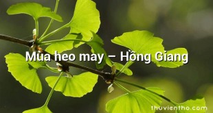 Mùa heo may – Hồng Giang
