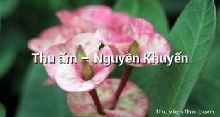 Thu ẩm – Nguyễn Khuyến