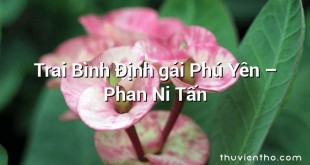 Trai Bình Định gái Phú Yên  –  Phan Ni Tấn