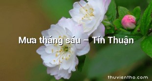 Mưa tháng sáu – Tín Thuận