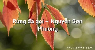 Rừng đã gọi – Nguyễn Sơn Phương
