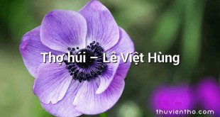 Thợ húi – Lê Việt Hùng